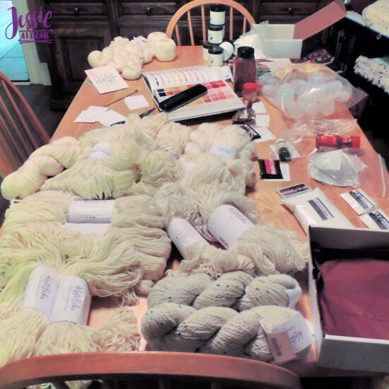 So much yarn to dye