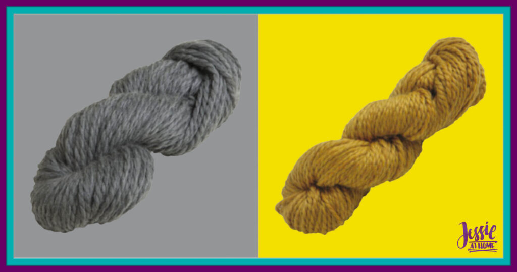 WeCrochet Biggo Yarn - Cobblestone Heather & Tansy Heather