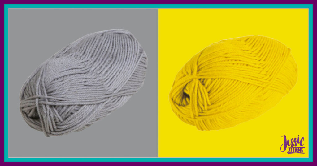 WeCrochet Brava Bulky - Silver & Canary