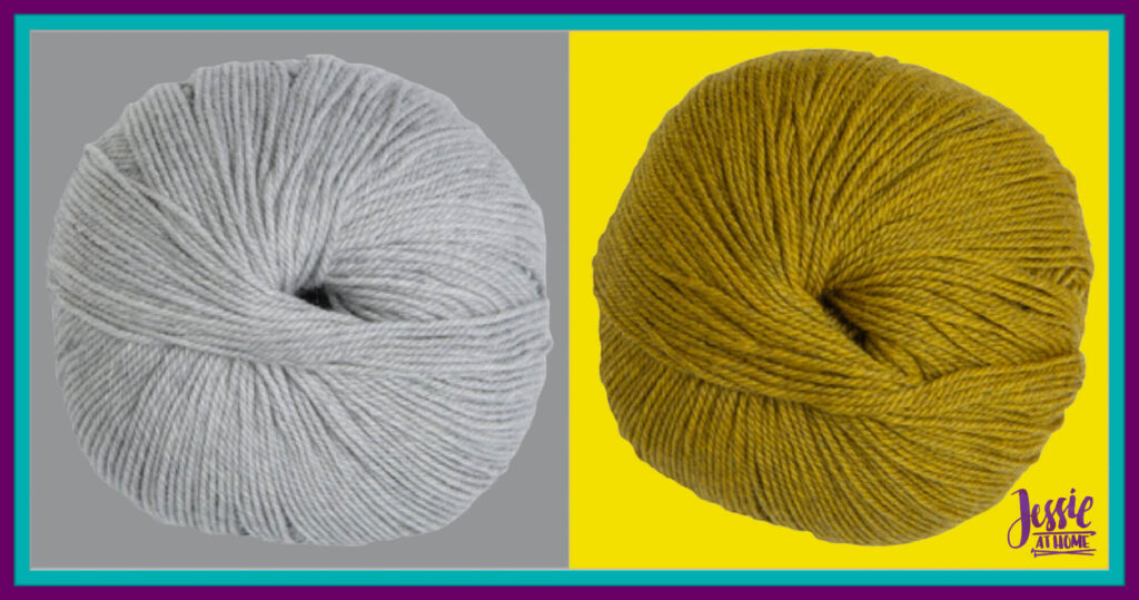 WeCrochet Twill Fingering - Sea Salt Heather & Serpent Heather