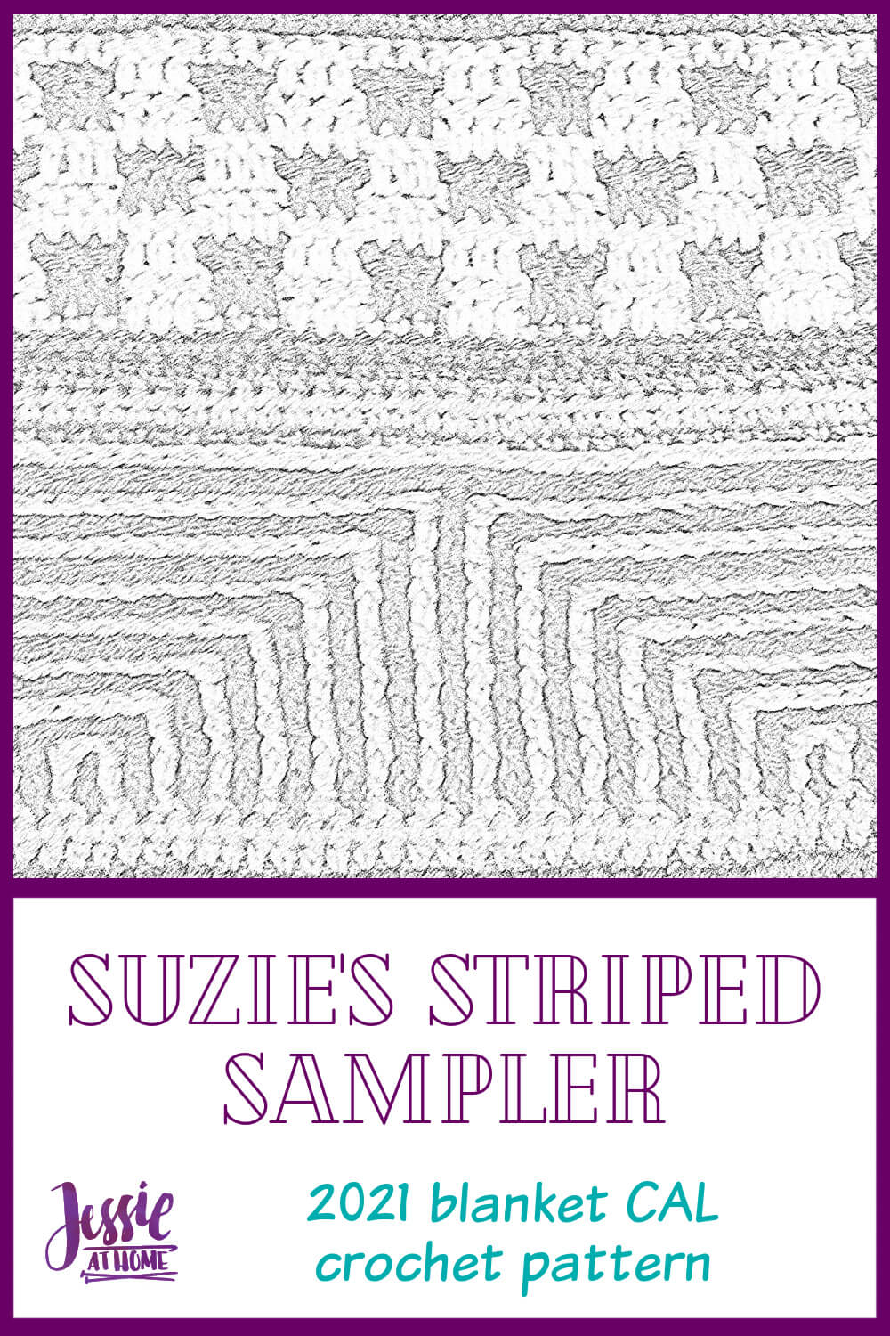 Suzie\'s Striped Sampler 2021 Blanket CAL
