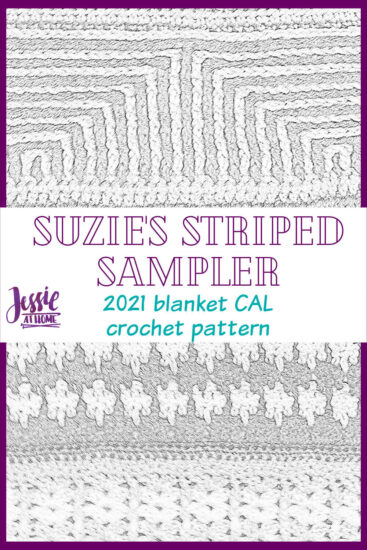 Suzie's Striped Sampler 2021 Blanket CAL by Jessie At Home - Pin 3