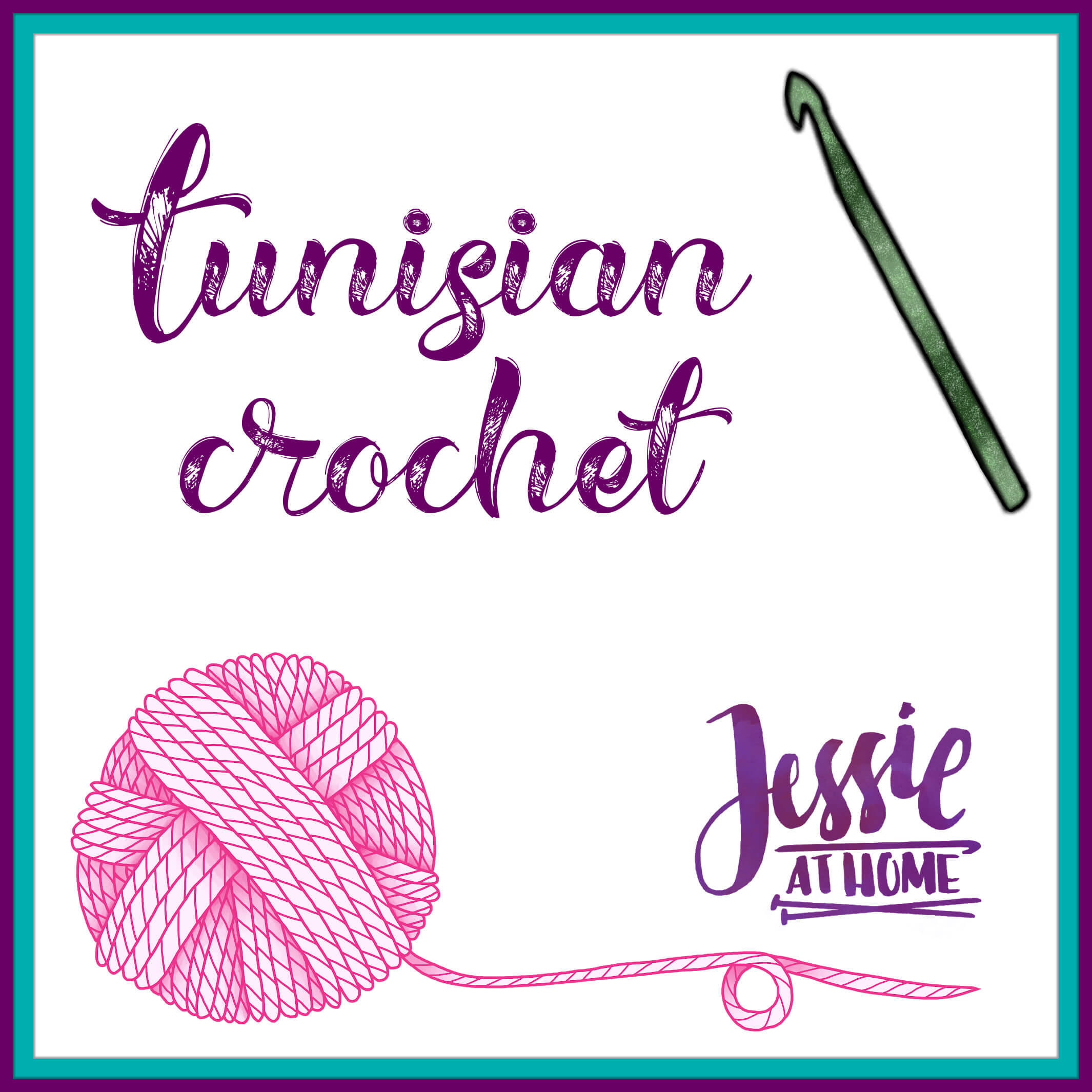 Tunisian Crochet Menu on Jessie At Home