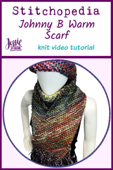 Johnny B Warm Scarf Stitchopedia Knit Video Tutorial - Pin 1