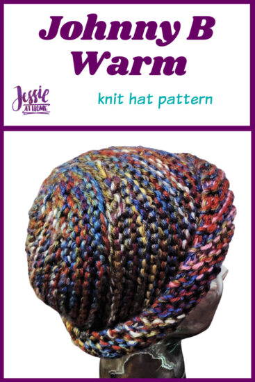Johnny B Warm knit hat pattern by Jessie At Home - Pin 1