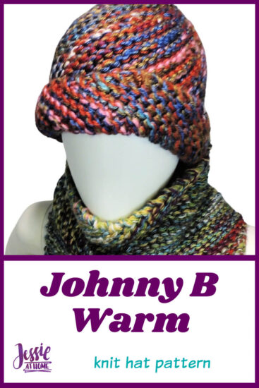 Johnny B Warm knit hat pattern by Jessie At Home - Pin 2