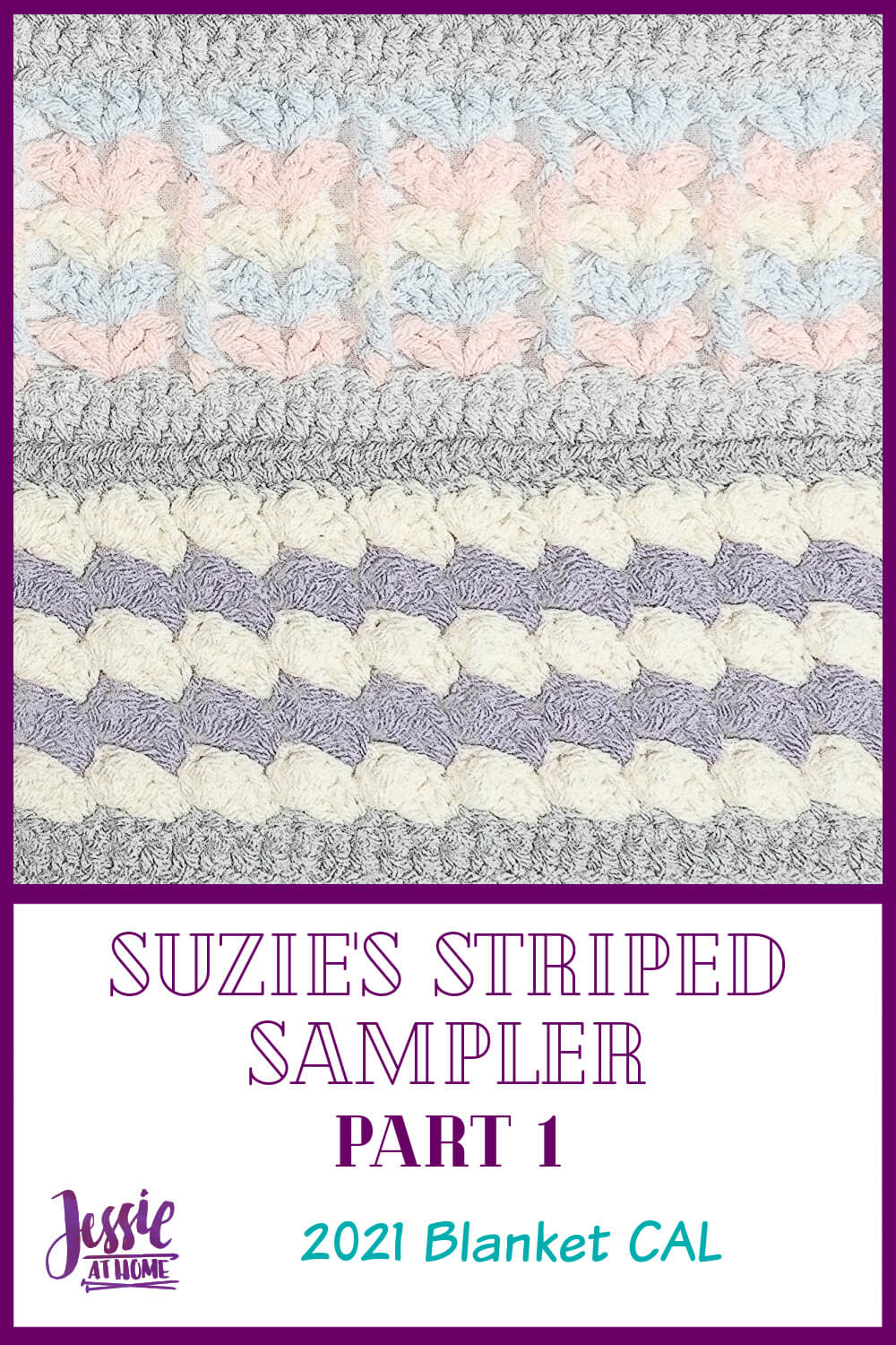 Suzie\'s Striped Sampler Part 1: Blanket Stitch & Sticks and Fans