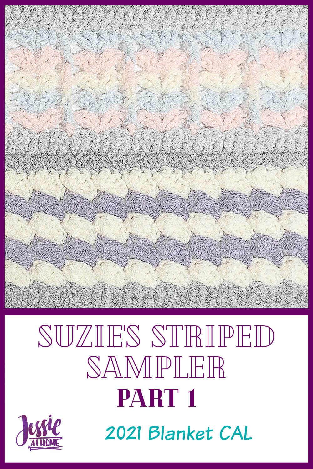Suzie\'s Striped Sampler Part 1: Blanket Stitch & Sticks and Fans