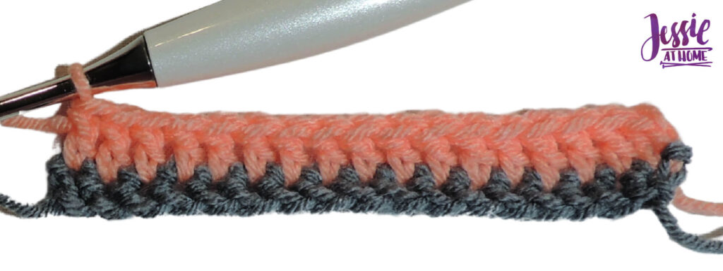 Alpine Stitch Row 2