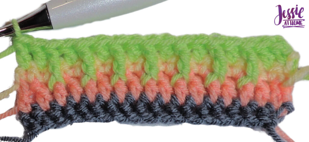 Alpine Stitch Row 4