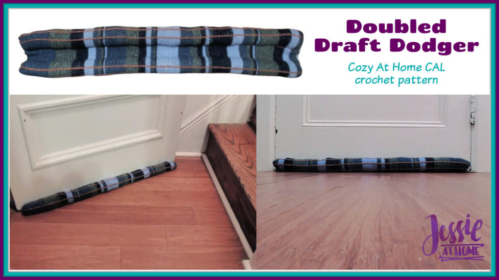 Doubled Draft Dodger crochet pattern by Jessie At Home - Social