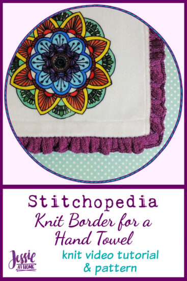 Knit Hand Towel Border Stitchopedia Knit Video Tutorial - Pin 2