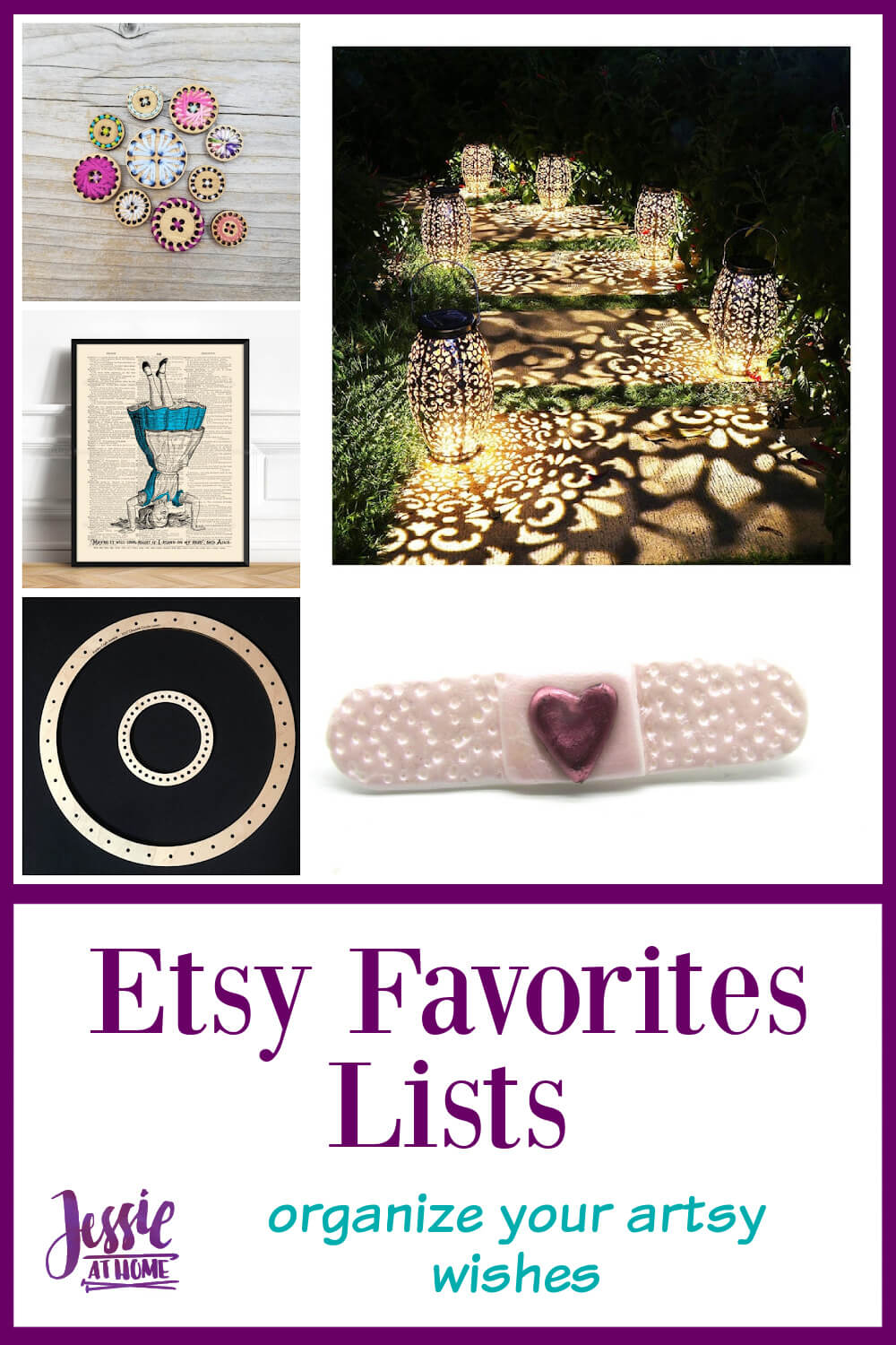 Etsy Favorites Lists - organize your artsy wishes