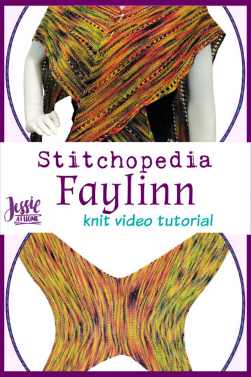 Faylinn Fairy Wing Scarf Stitchopedia Knit Pattern Video Tutorial - Pin 3