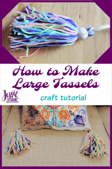 Make Large Tassels and Make a Statement - Jessie At Home