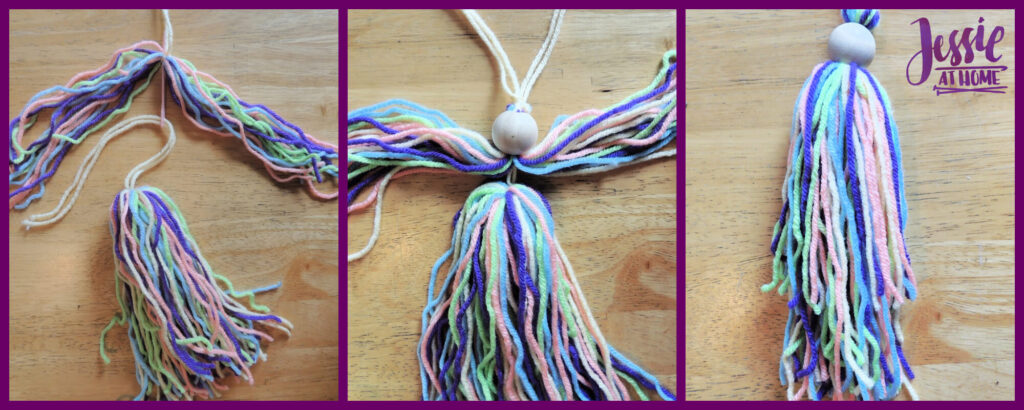 Layer Tassels and Pull Through Bead
