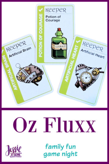 Oz Fluxx - family game night fun - Jessie At Home - Pin 2