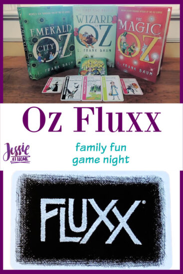 Oz Fluxx - family game night fun - Jessie At Home - Pin 3