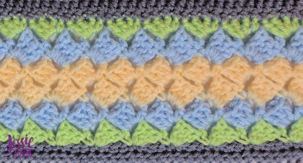 Suzie's Striped Sampler Section 5