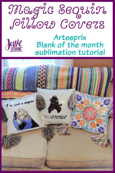 How To Make A Sublimation Magic Sequin Pillow (Includes Free File)