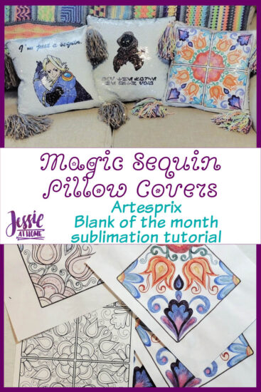 Sublimation Magic Sequin Pillow Covers by Jessie At Home - Pin 3