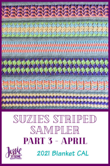 Suzie's Striped Sampler Part 3 by Jessie At Home - Pin 2