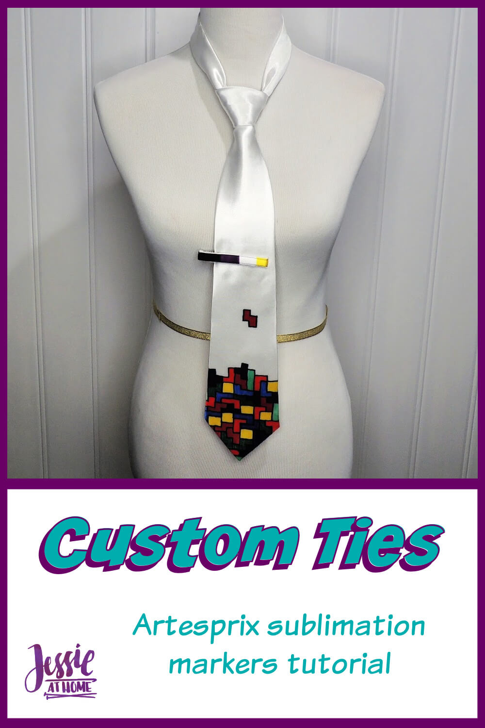 Custom Ties - Artesprix Blank Of The Month Tutorial