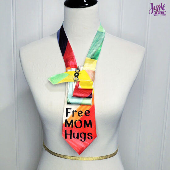 Free Mom Hugs Tie Wrapped Fan Fold