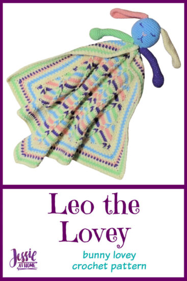 Leo the Lovey bunny lovey crochet pattern by Jessie At Home - Pin 2