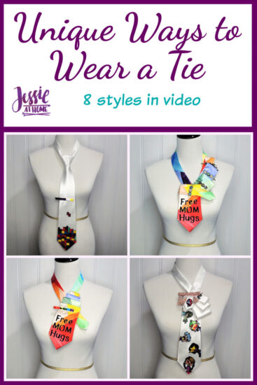 Unique Ways to Wear a Tie by Jessie At Home - Pin 1