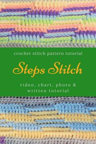 Steps Stitch Pattern - Stitchopedia Crochet Video Tutorial by Jessie At Home - Pin - 3