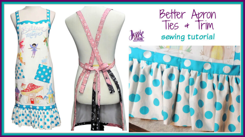 Better Apron Ties and Trim sewing tutorial by Jessie At Home - Social