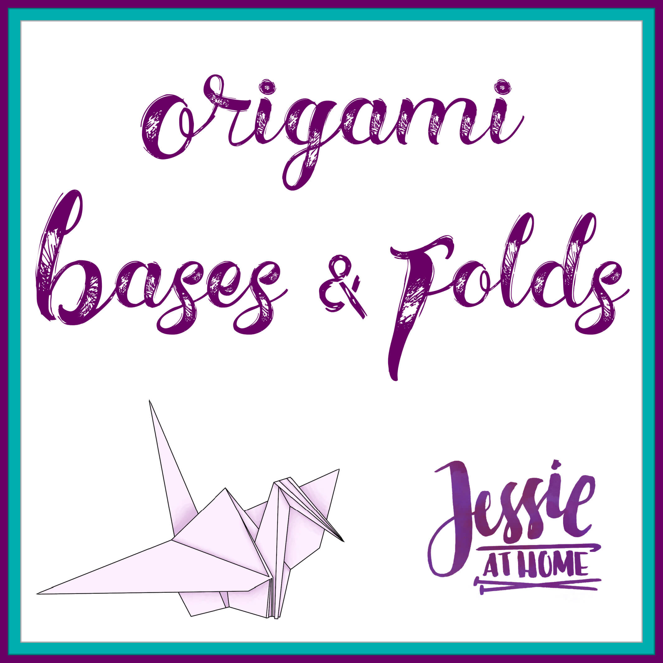 Origami Bases Menu on Jessie At Home