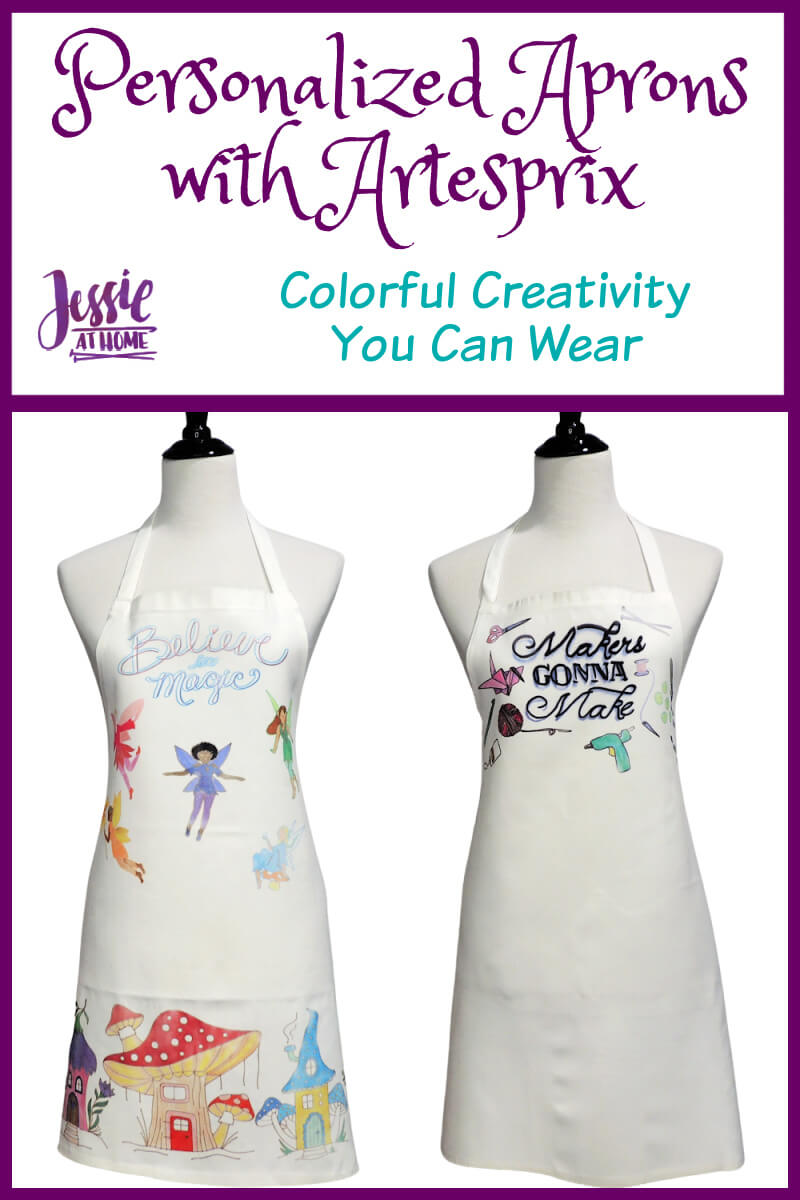 Personalized Aprons with Artesprix by Jessie At Home - Pin 1