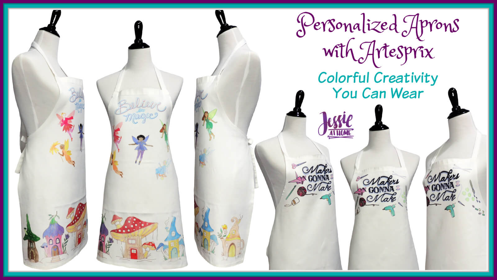 Personalized Aprons with Artesprix by Jessie At Home - Social