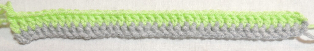 Steps Stitch Pattern - Row 2