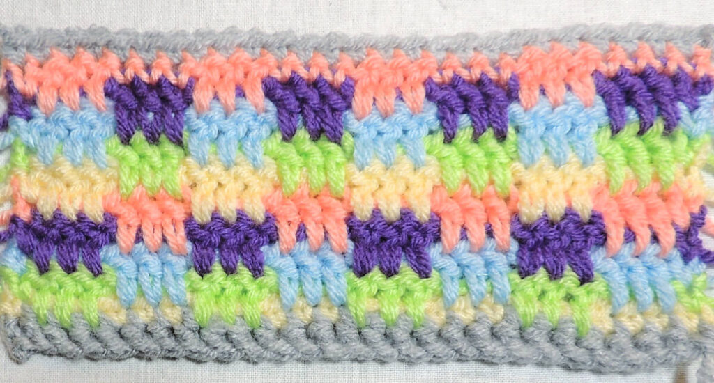 Up & Down Stitch – free crochet stitch pattern tutorial with video