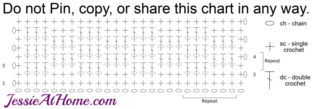 Up & Down Stitch - Chart