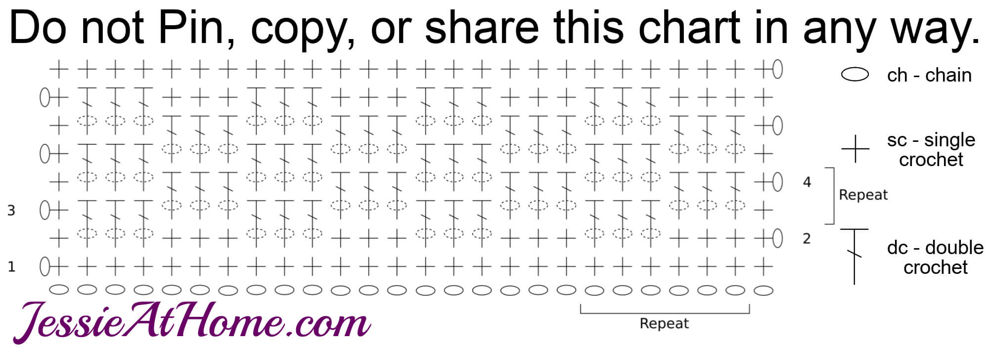 Up & Down Stitch – free crochet stitch pattern tutorial with video