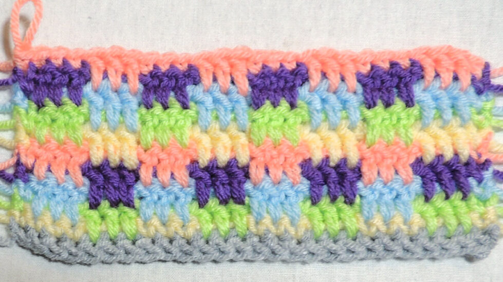 Up & Down Stitch - Finishing Row
