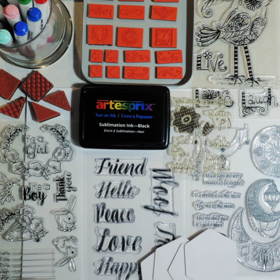 Artesprix Sublimation Stamp Pads and Ink Refills