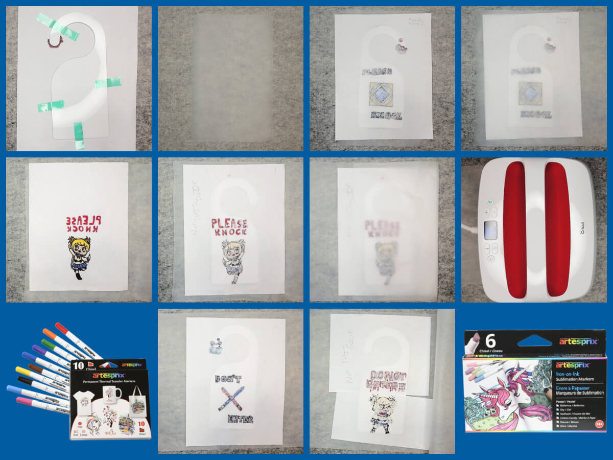 Reversible Door Hanger Useful Home Décor DIY Sublimation Tutorial