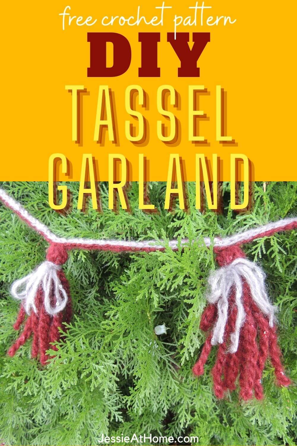 DIY Tassel Garland – Free Crochet Pattern for the Holiday Season