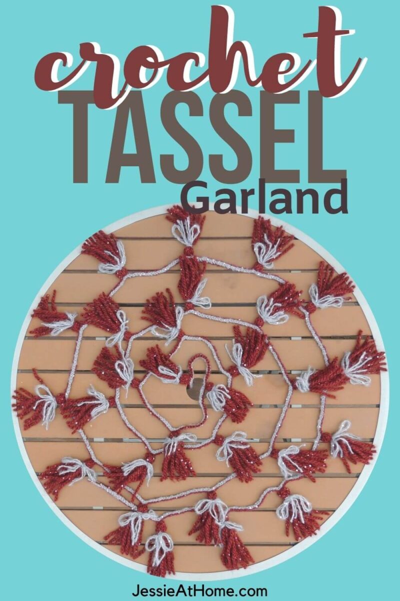 DIY Tassel Garland Free Crochet Pattern for the Holiday Season Jessie At Home