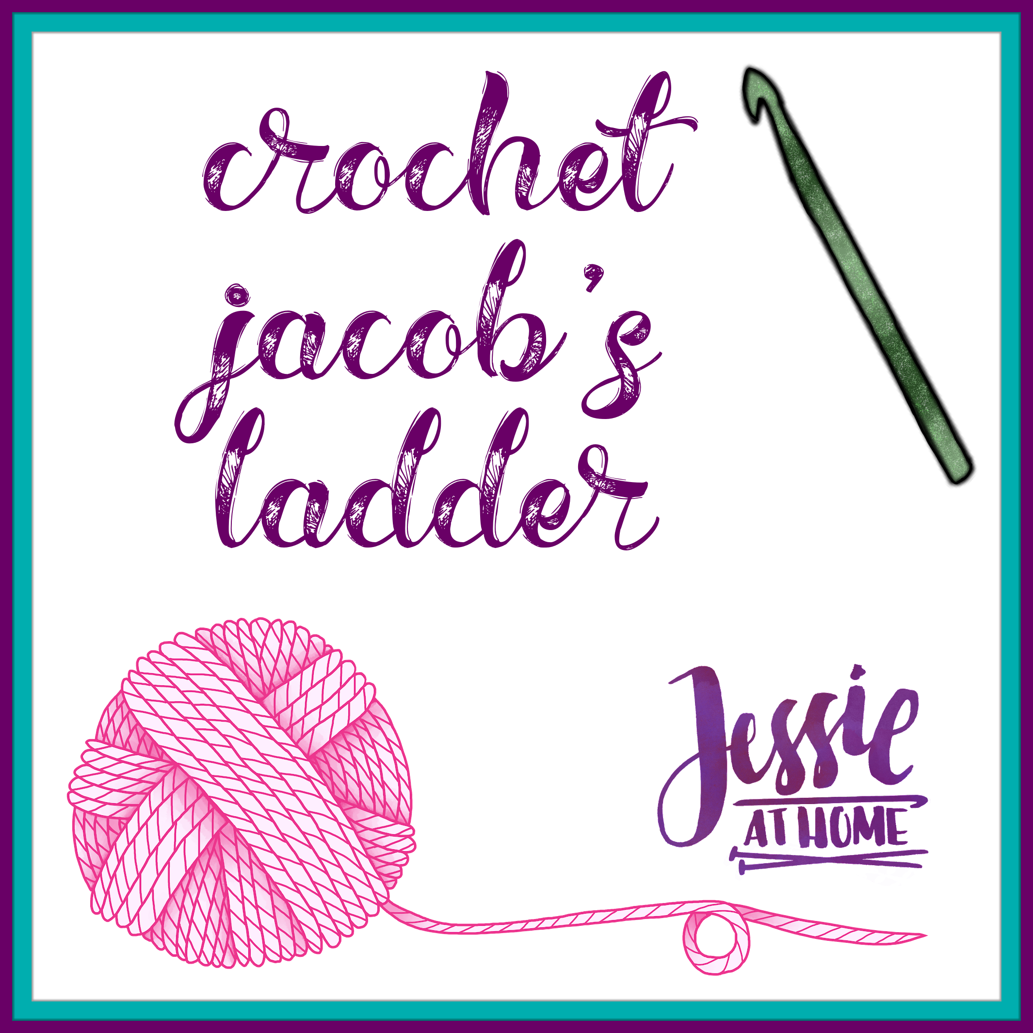 Crochet Jacob\'s Ladder Menu on Jessie At Home