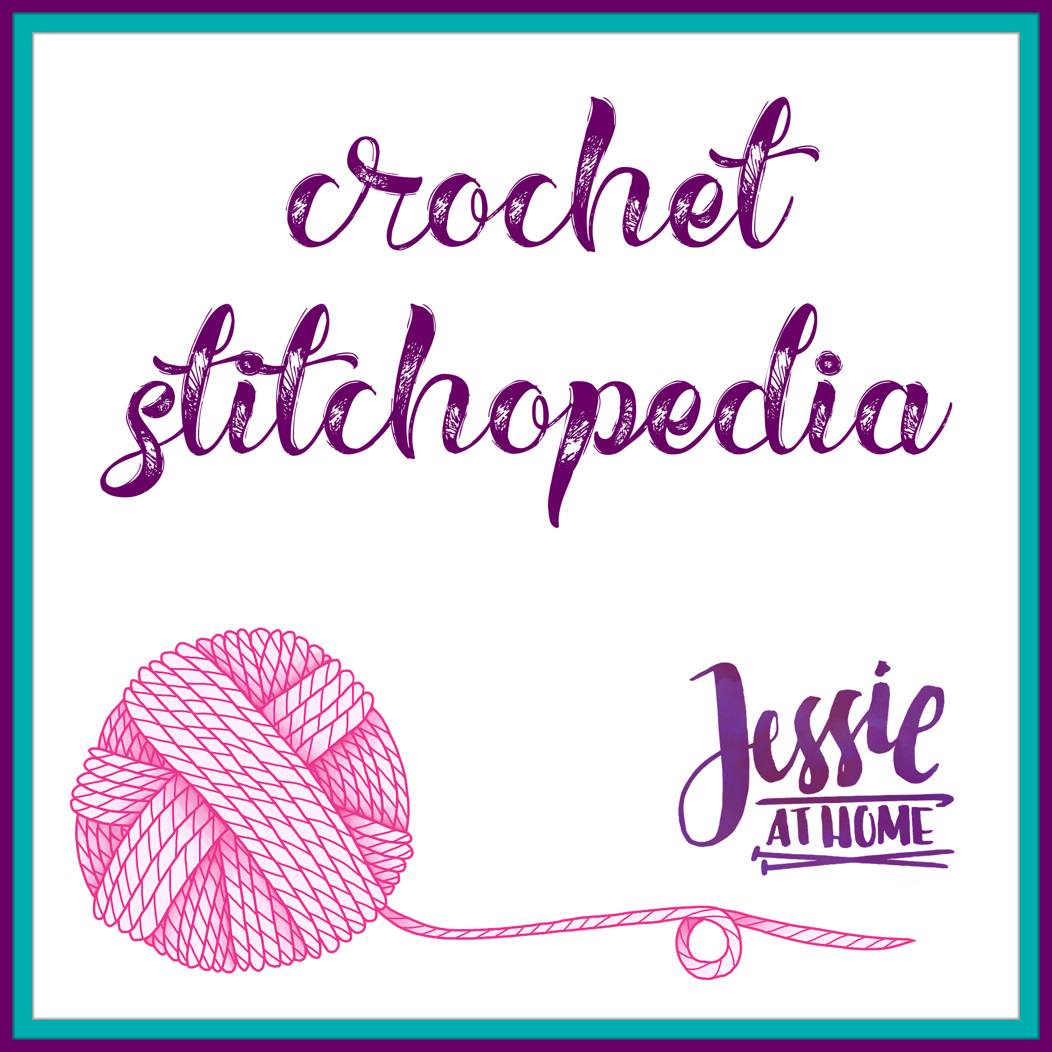 Crochet Stitchopedia Menu on Jessie At Home