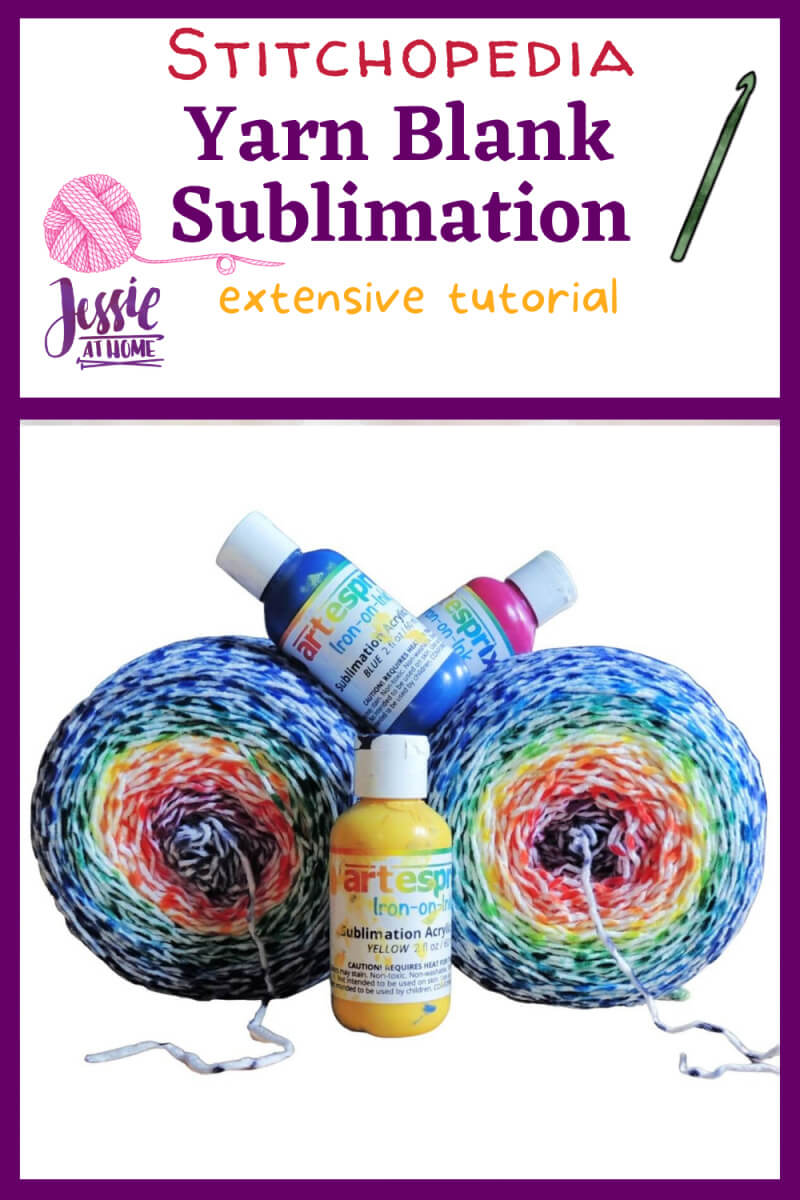Sublimate a Yarn Blank: A Nifty Little Known Way To Dye Yarn