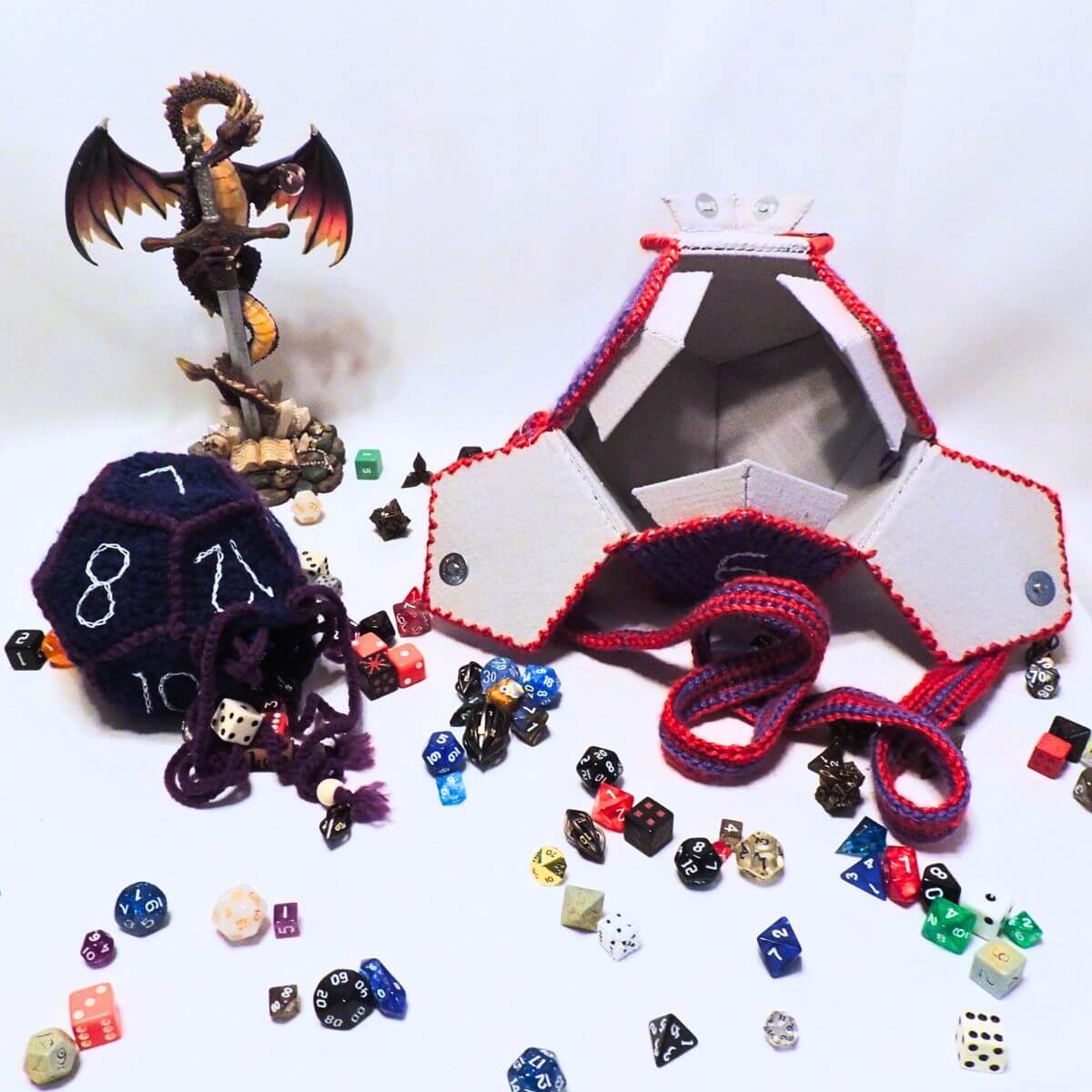 D12 Dice Bag & Shoulder Bag Crochet Pattern PDF – Jessie At Home
