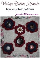 Vintage Button Remake - free crochet pattern by Jessie At Home Vintage Button Remake - free crochet pattern by Jessie At Home
