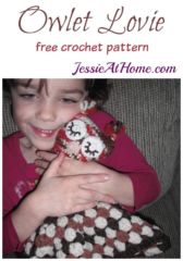 Owlet Lovie free crochet pattern by Jessie At Home Owlet Lovie free crochet pattern by Jessie At Home